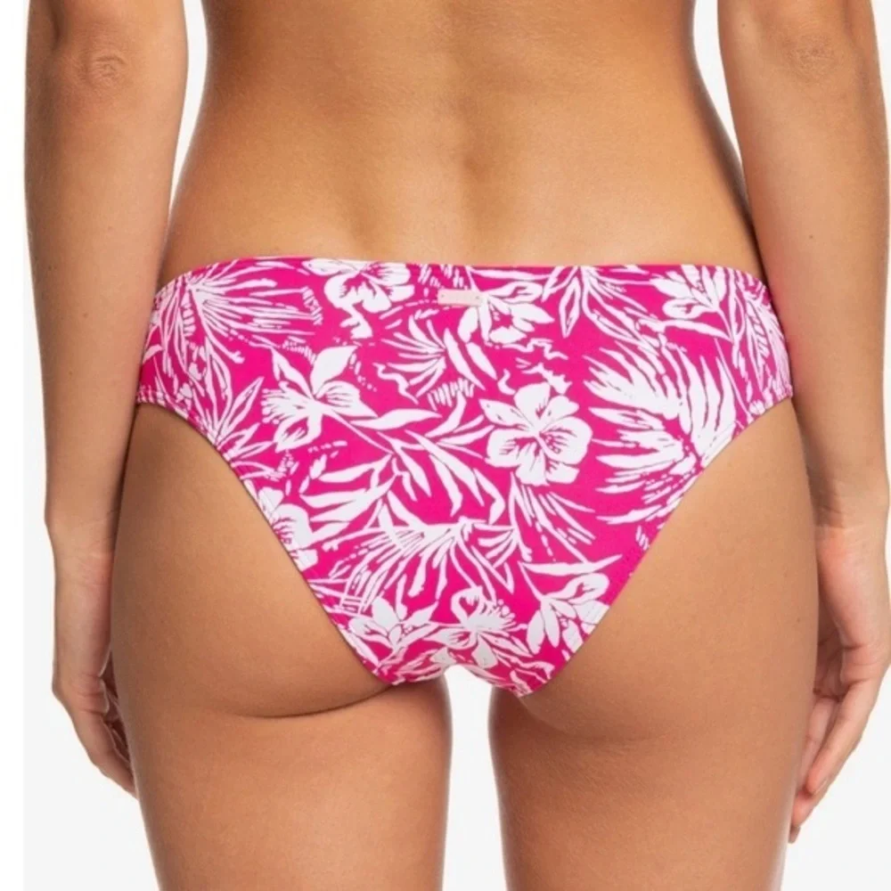 NWT Roxy Blooming Ride Moderate Bikini Bottoms